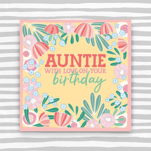 Picture of AUNTIE WITH LOVE ON YOUR BIRTHDAY